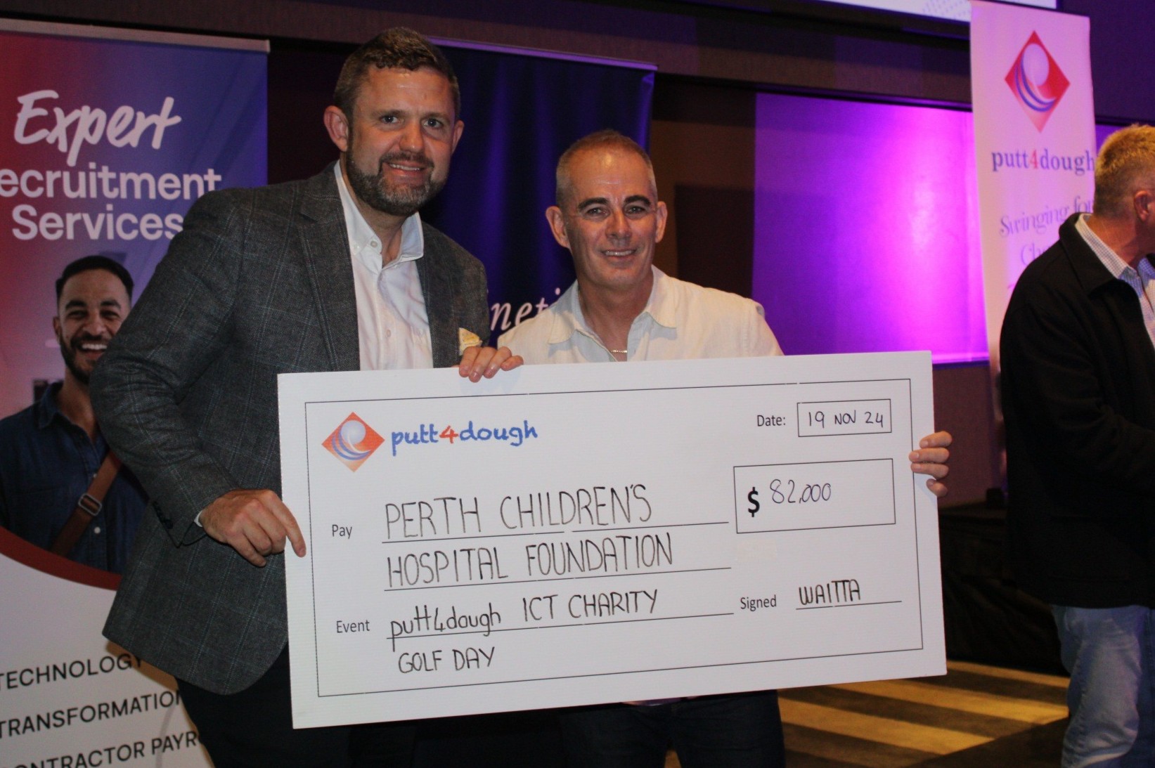 PCHF and putt4dough fundraiser